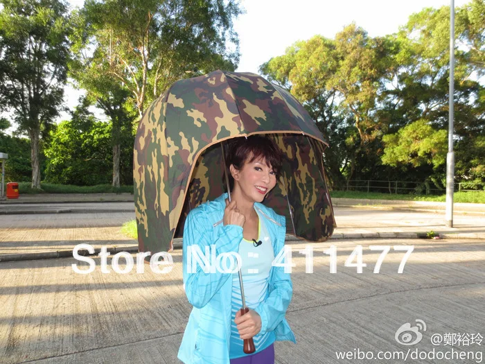 camouflage umbrella hat