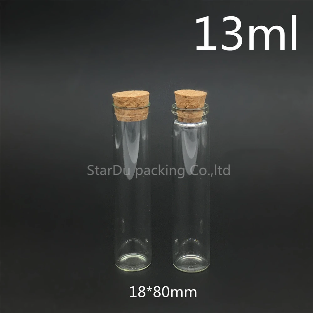 

Free Shipping 24pcs/LOT 13ml 18*80mm Wishing Glass Bottle With Cork ,High-quality 18cc Glass Vials Display Bottle Wholesale