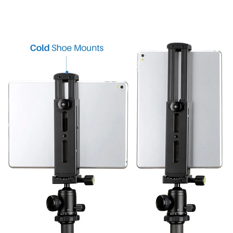

Tablet PC Tripod Stand Aluminum Holder with Quick Release Plate for iPad Mini/4/Pro/Surface Pro XR649