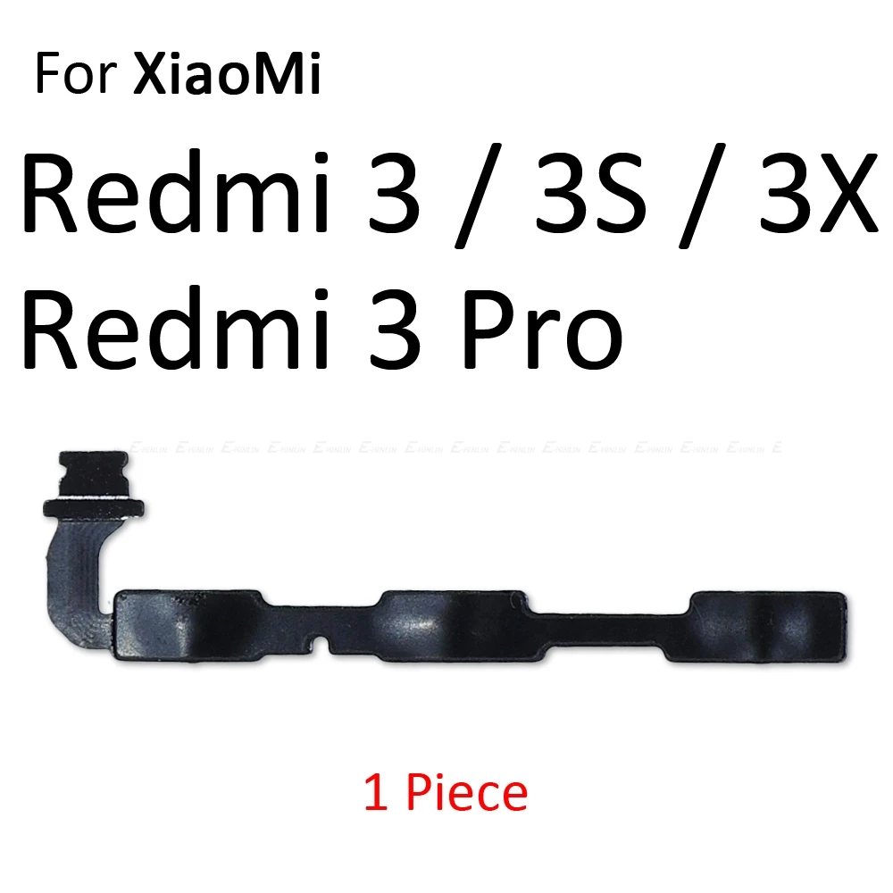 Кнопка включения и выключения питания переключатель громкости ключ управления гибкий кабель лента для XiaoMi Redmi Note 5 5A 4 4X 4A 3 2 Pro Plus специальное издание - Цвет: For Redmi 3