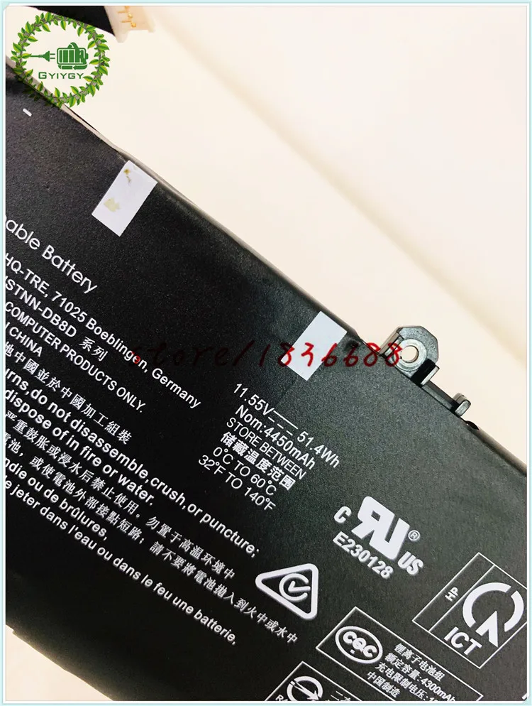 11,55 V 51.4Wh AD03XL Батарея для струйного принтера Hp Envy 13-AD141NG TPN-I128 AD017TX AD105TX серии ADO3XL 921409-2C1 921439-855 HSTNN-DB8D