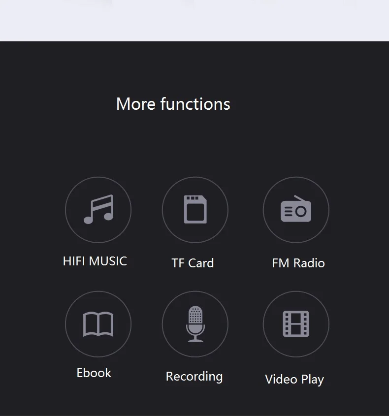 Mahdi MP4 Player Bluetooth Capacitive Touch Built-In Speaker MP 4 Player 1.8 Languages Support Recording E-book TF  Armband (14)