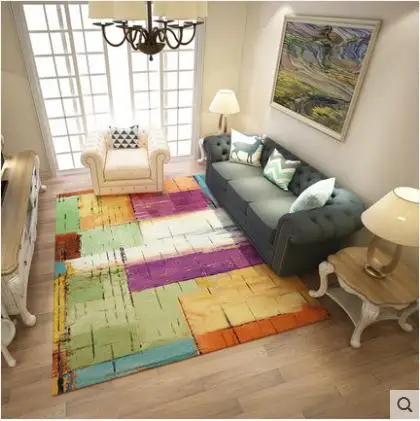 

Modern Nordic Round Carpet Home Coffee Table Round Rug Computer Chair Anti-Slip Floor Mat Hallway Doormat Cloakroom Carpets