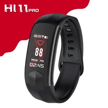 HI11 Pro смарт-браслет Цвет Экран Непрерывный монитор сердечного ритма фитнес-трекер здоровья смарт-браслет напоминание о звонках