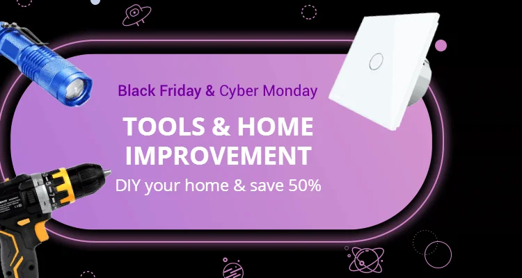 [Black Friday & Cyber Monday] Tools & Home Improvement: Become the king (or queen!) of your castle! DIY your home & save 50%! Black Friday steals & deals. Only available til Sunday.