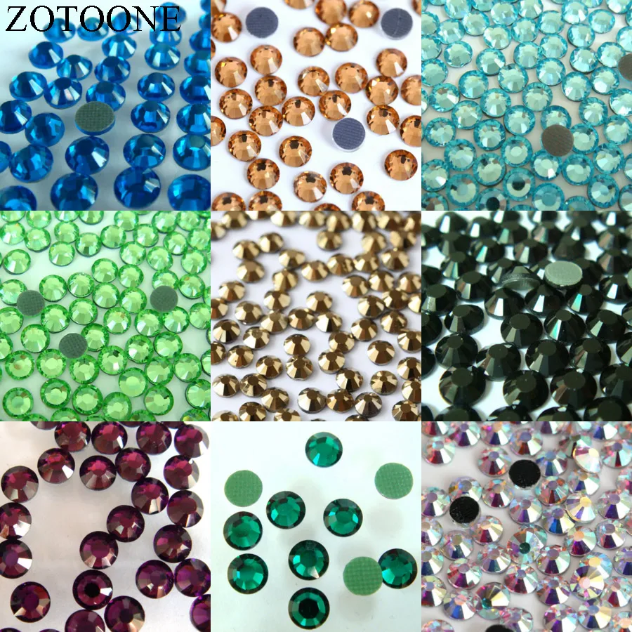 ZOTOONE 1440 шт. Стразы для рукоделия стразы с горячей фиксацией свадебных платьев