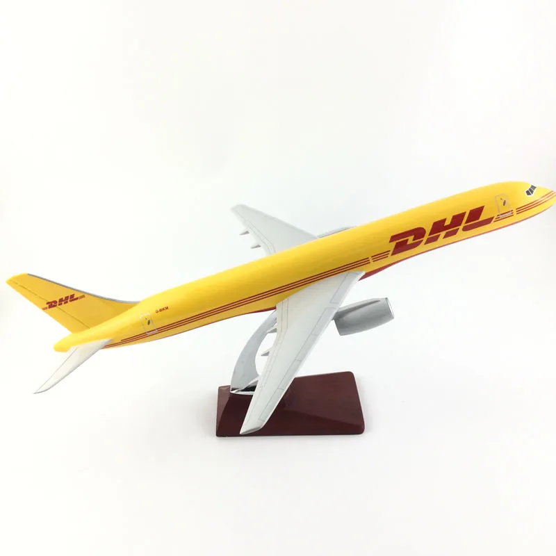 AIR DHL авиалайнеров 45-47 см 757 DHL Модель самолетов самолет игрушка для детей подарки на день рождения орнамент