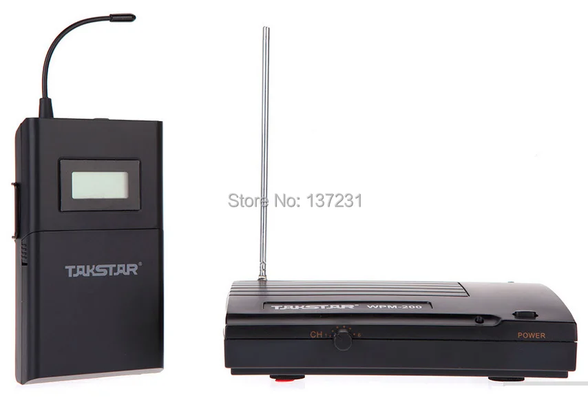 Takstar WPM-200 UHF беспроводной монитор система стерео наушники-вкладыши беспроводные наушники и гарнитура передатчик и приемник набор