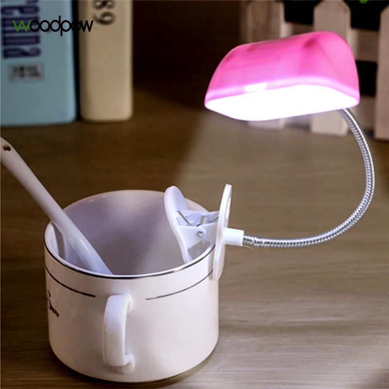 

Woodpow Vintage Clip LED Book Lights Flexible Desk Keyboard Lamp Small Night Light AG13 Battery Powered For Studing Reading Work