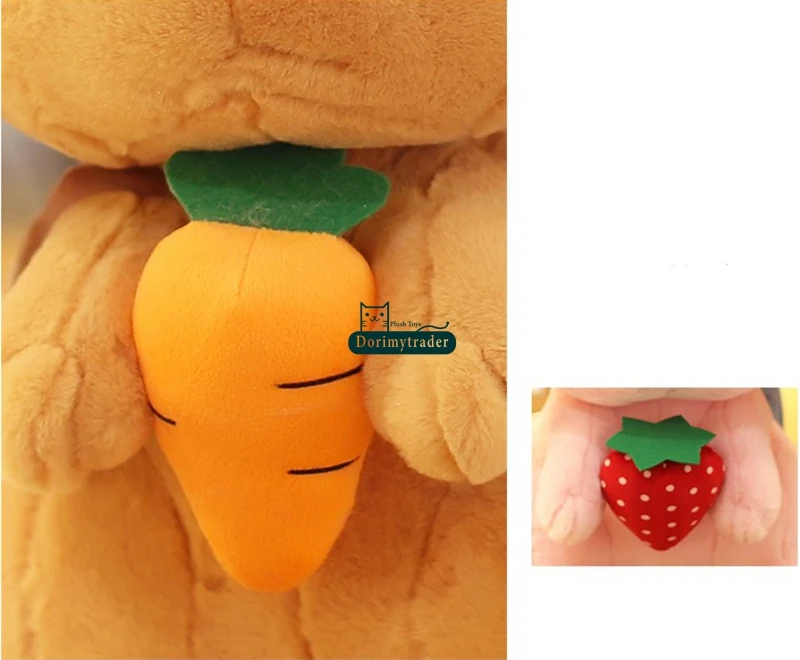 Dorimytrader Lovely 70cm Giant Soft Cartoon Bunny Stuffed Toy Pop Plush Anime Rabbit Doll Pillow Girl Gift 28inches DY61602 (7)