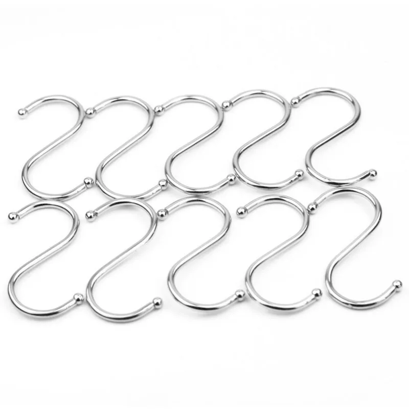 1000pcs Hot Sale Stainless Steel S Shape Hook for Desk Bags Wall Hanger