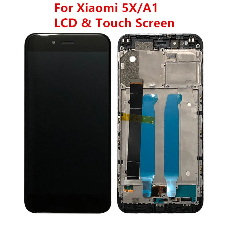 Для Xiaomi Mi A1/5X ЖК дисплей сенсорный экран в сборе с рамкой для 5X Замена A1