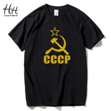 HanHent CCCP футболка Мужчины Советского Союза Хлопчатобумажная футболка С Коротким Рукавом Уличная Новый Фитнес Одежды Русской Армии Футболка