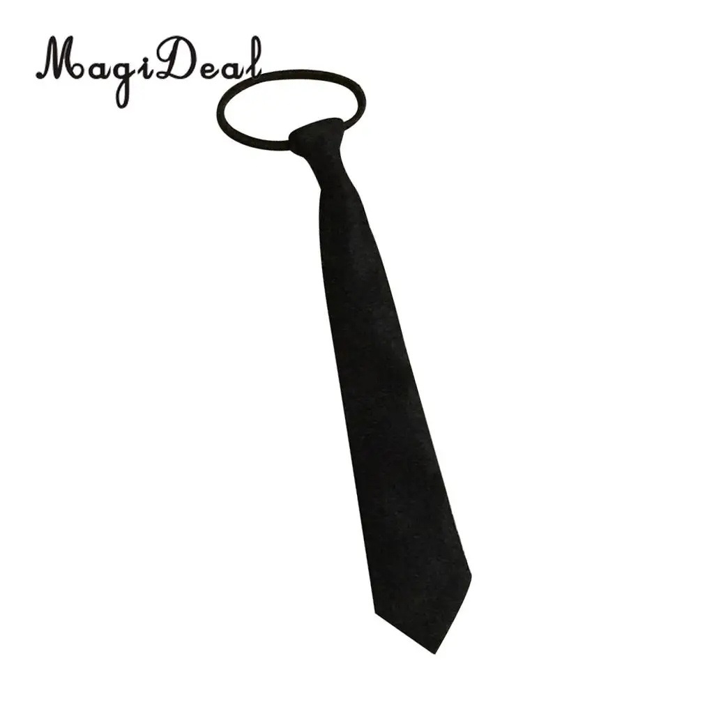 New Arrival 1/6 Scale Black Tie Student Girls Uniform Necktie for 12 Inch Action Figures Doll   Daily Wear Acc Kids Toy