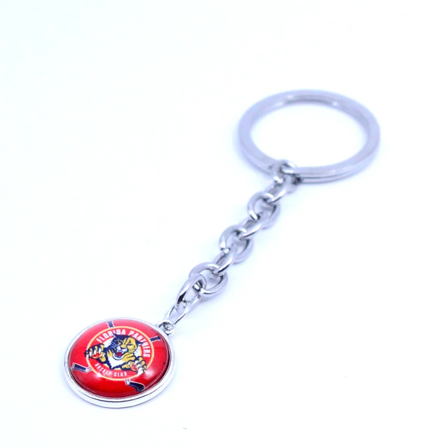 Ice Hockey Keychain NHL Florida Panthers Charm Key Chain Car Keyring
