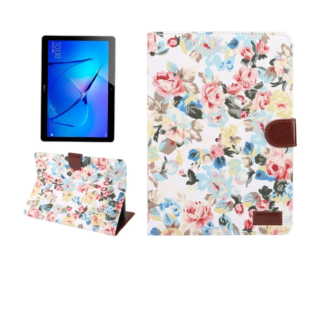 Тонкий флип PU чехол для Huawei MediaPad T3 10 AGS L09 L03 защитный планшета Honor Play Pad 2 9 6 +