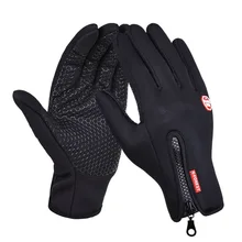 Теплые зимние перчатки Велоспорт гоночный мотоцикл перчатки ветрозащитный дышащий Ciclismo сенсорный экран велосипед перчатки для мужчин и женщин