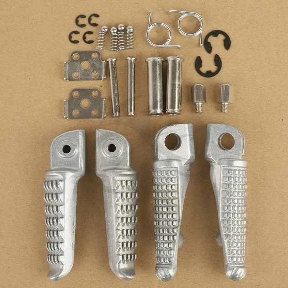 2 Pair Front & Rear Foot Peg for Kawasaki ZX 6R ZX 10R ZX 9R GTR1400