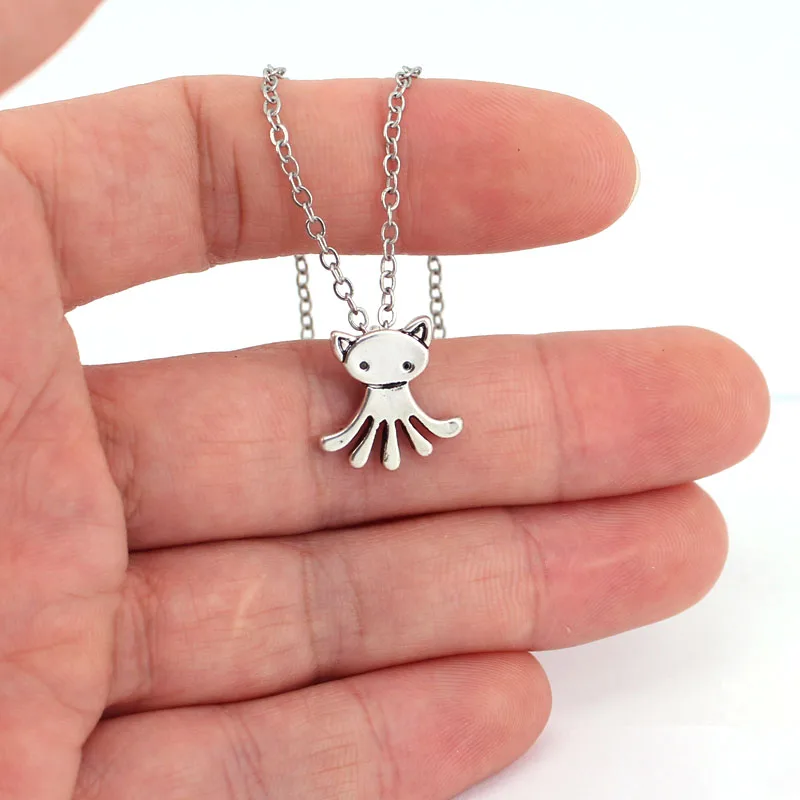 Ожерелье с подвеской hzew cat octopus | Украшения и аксессуары