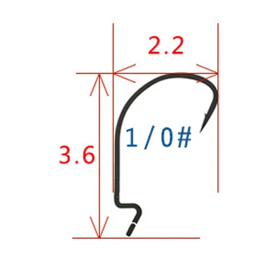 20 шт./компл. красного цвета с высоким содержанием углерода Сталь рыболовный крючок 1/0#, 2/0#, 3/0#, 1#, 2# круг приманки большой одинарные Крючки рыболовные снасти для Мягкая приманка для окуня - Цвет: As picture