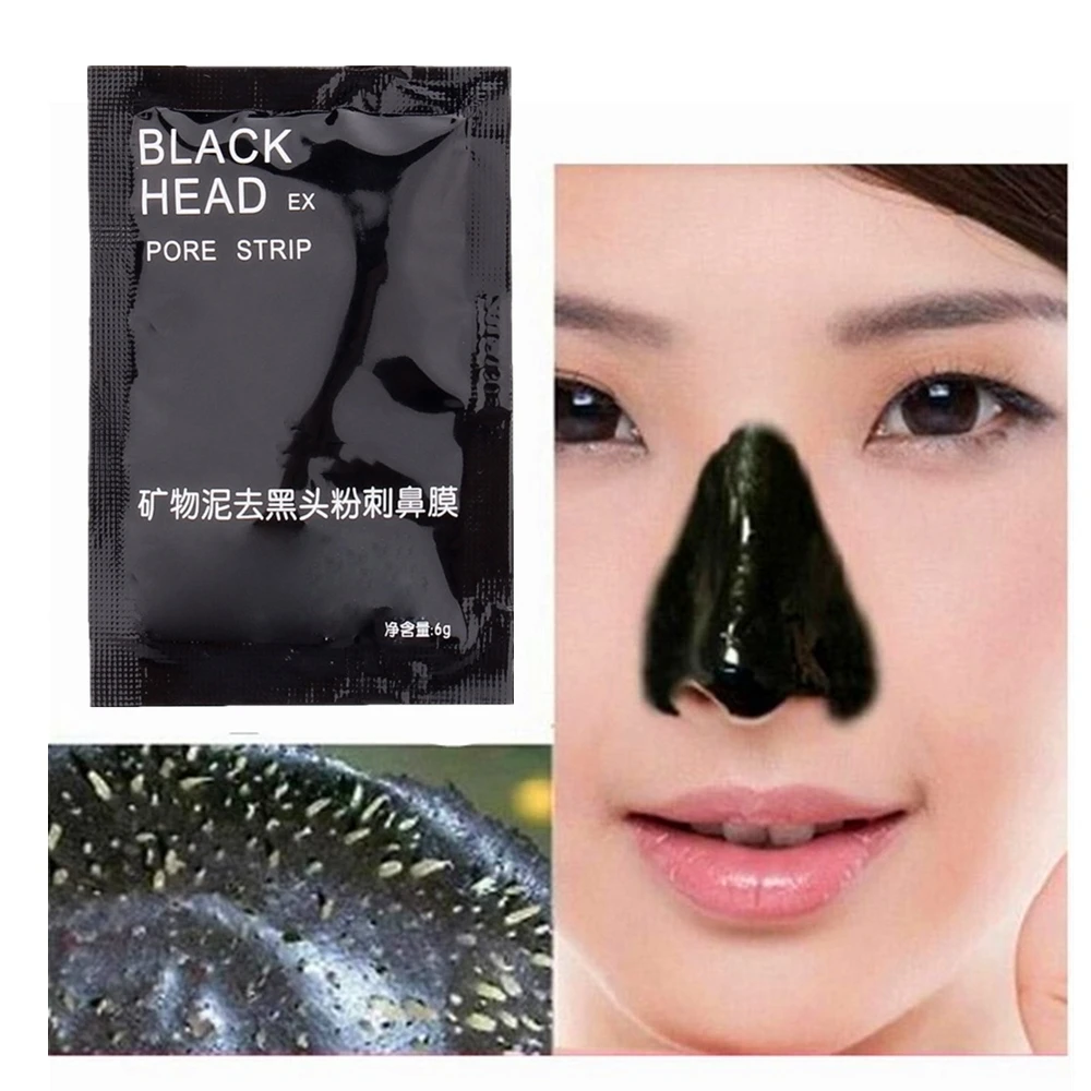

Fleck Toxin Blackhead Remover Face Mask Suction Black Head Peeling off Mask Sheet Acne Treatment Black Deep Cleansing Pores