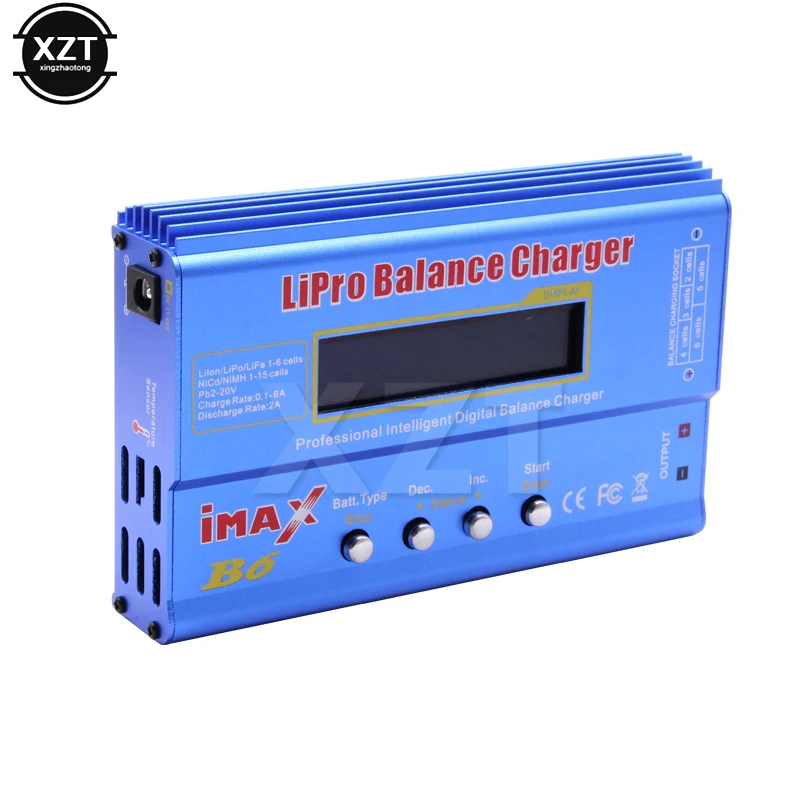 PZ 1 шт. 80 Вт Встроенная Мощность iMAX B6 Lipro батарея баланс цифровой NiMh Li Ion Ni Cd RC