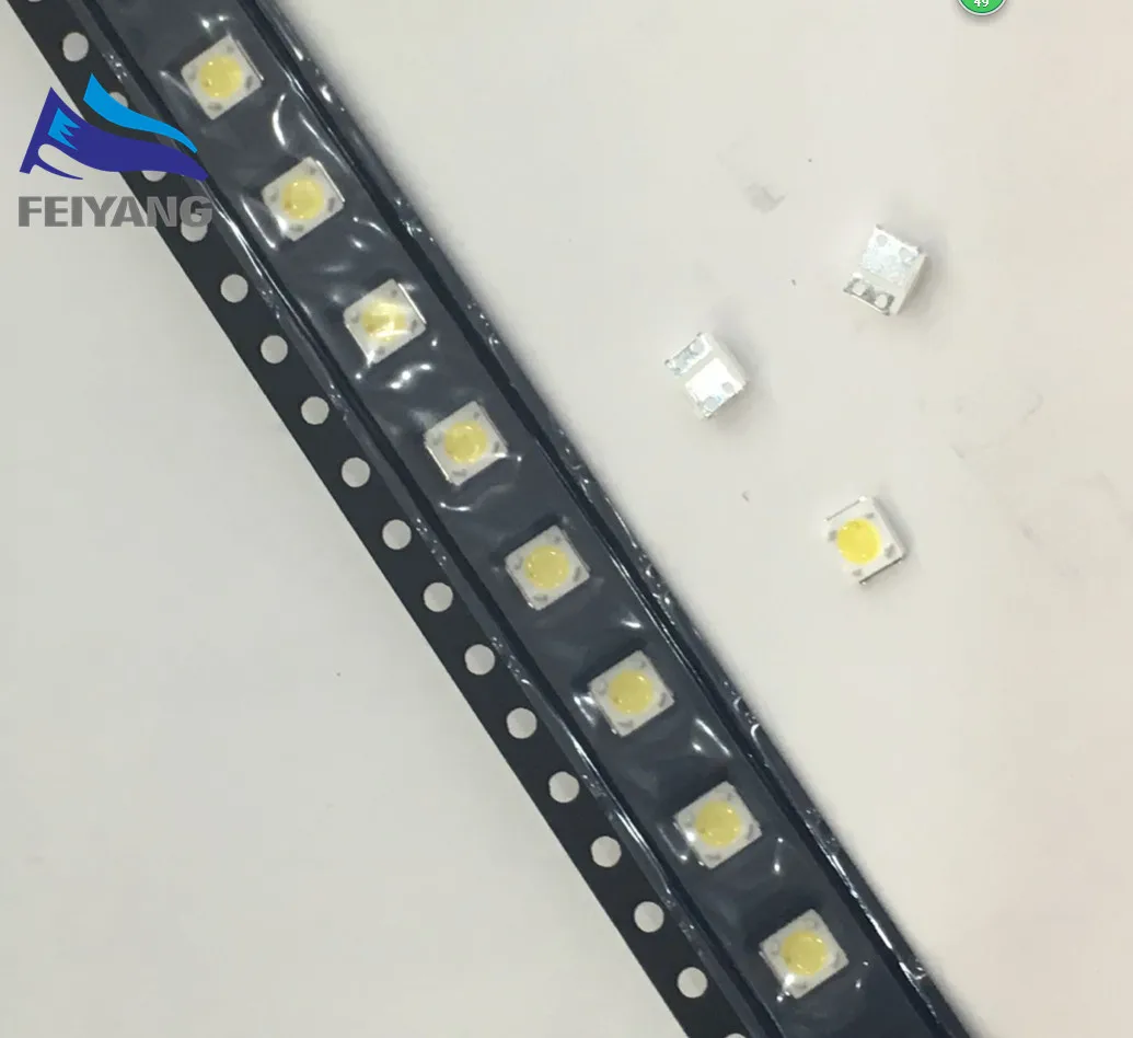 

LUMENS LED Backlight 1W 3V 3535 3537 Cool white LCD Backlight for TV TV Application A129CECEBP18A-2092 4JIAO 100pcs