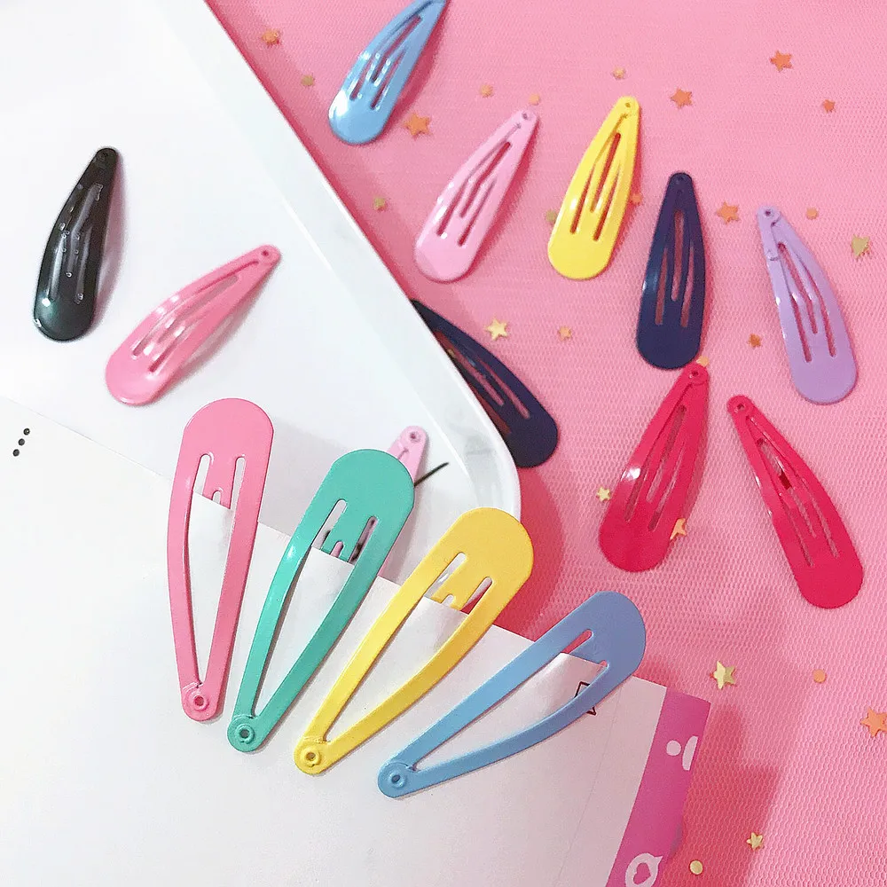 10pcs Mix Color BB Hairpins Cute Candy Color Hair Clips for Girls Water Drop Shape Bang Pins Metal Barrettes for Baby Children 10pcs Mix Color BB Hairpins Cute Candy Color Hair Clips for Girls Water Drop Shape Bang Pins Metal Barrettes for Baby Children