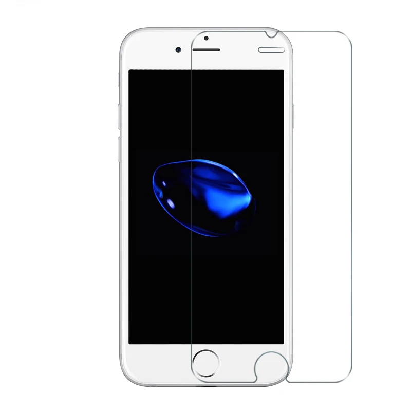 Casi Ultrasottile Vetro Temperato Protezione Dello Schermo Per Apple Iphone 7 Iphone 4 S 5 5 S 5C 6 Plus Caso Accessori 2.5D Arrotondato Bordo
