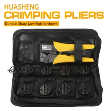 Цветные HS-03BC обжимные плоскогубцы, набор челюстей, посылка для клемм, набор инструментов для обжима, обжимные плоскогубцы
