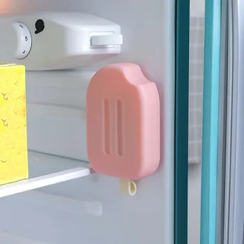 

Ice cream Suction Cup Household Kitchen Fridge Activated Carbon Deodorant Box Air Purifier odor eliminator freshener 1piece