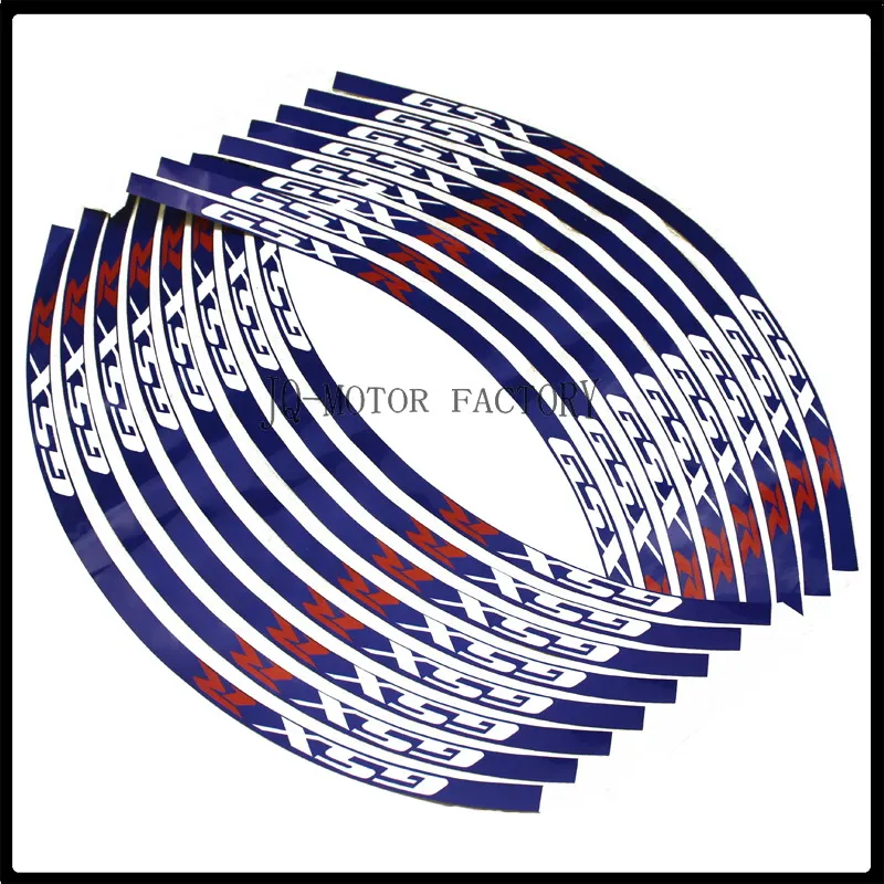 

18" Wheel The flame Reflective Car Motorcycle Rim Sticker,motoycycle car wheel tire sticker Reflective rim tape For Suzuki GSXR