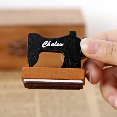

BF040 Cute Text pattern stamp The sewing machine seal 5.3*5.5cm free shipping