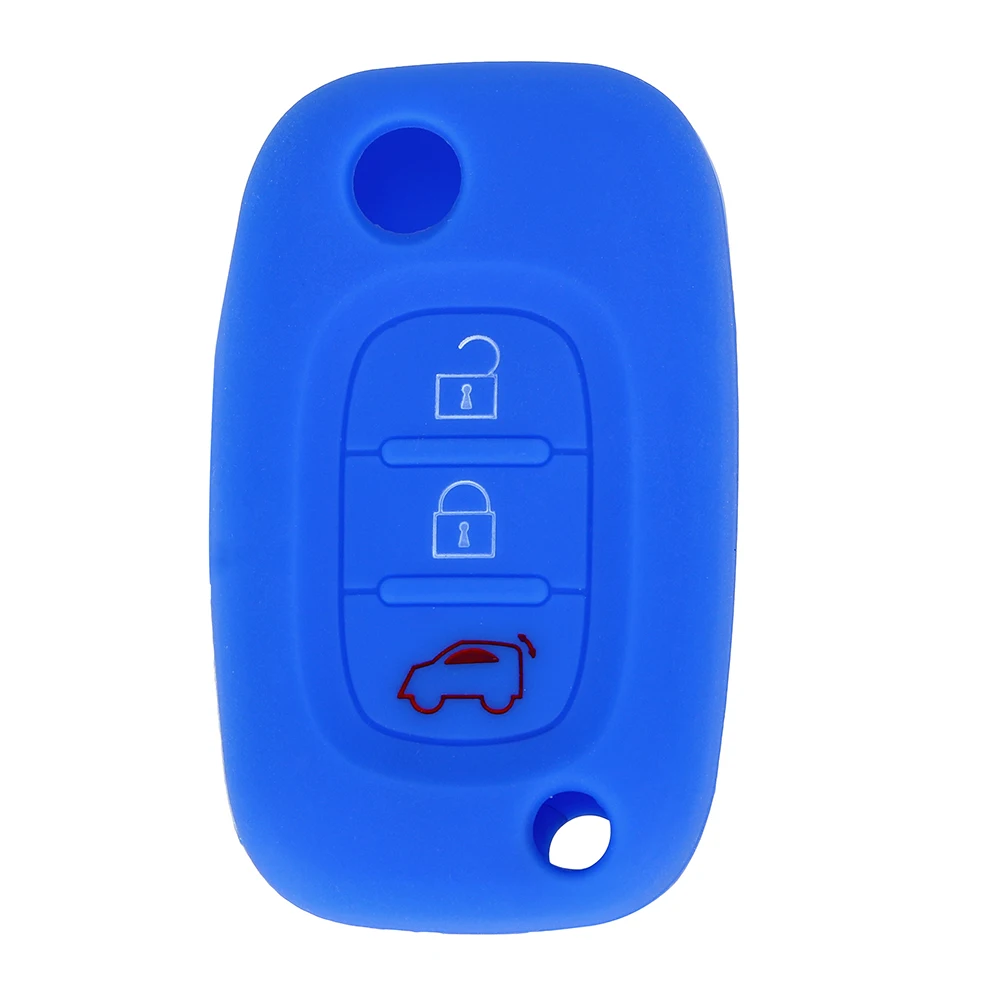 

For Mercedes Benz Smart Fortwo Forfour Flip Key Shell Cover Auto Accessories 3 Buttons Key Case for Car Silicone Key Protect Bag