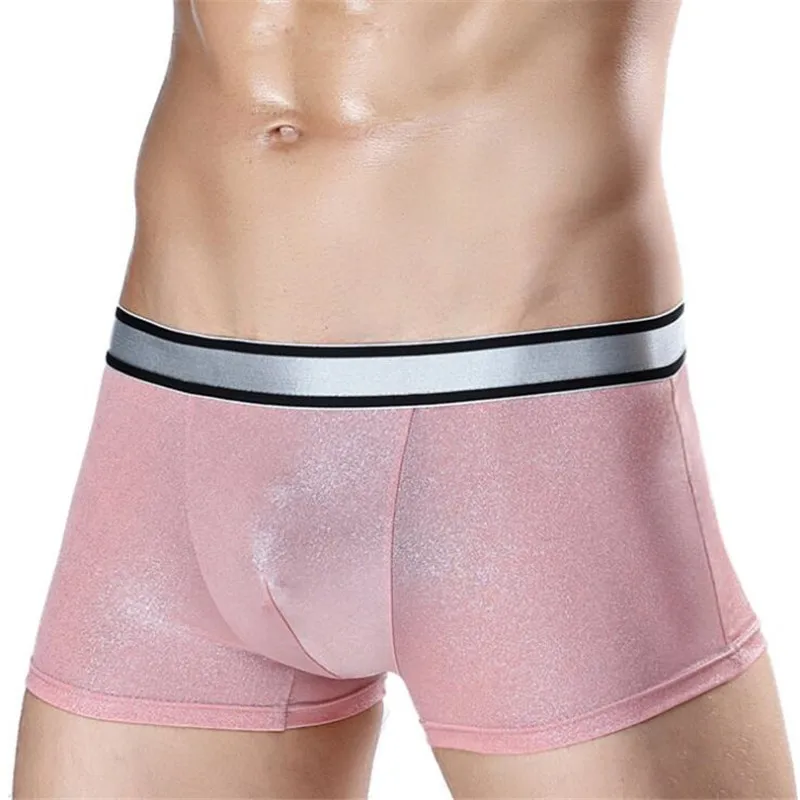 

Boxers Man Cotton Sexy Underwear Boxer Shorts Glitter Cotton Mens Novelty Underwear Mens Vintage Glittering Boxers Bodysuit