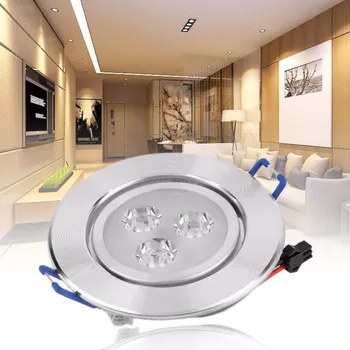 

Dropshipping 3W LED Optimized Design Recessed Ceiling Downlight Spot Lamp Bulb Light Driver Anti-rust Anti- Corrosion 2017 Top