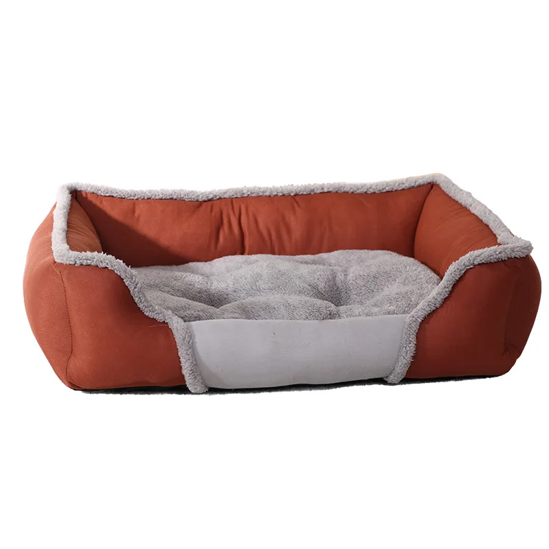 4 цвета мягкий флис собака кровати зимний теплый летний холодной ПЭТ коврик с подогревом для маленькой большой собаки Конура для спальное место для собаки коврик - Цвет: Brown