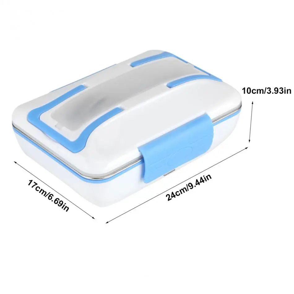 220 V/110 в США/ЕС штекером с использованием Портативный электрическое отопление Коробки для обедов, сделанные Нержавеющая сталь и пластмассовых изделиях Еда грелка для офиса и дома