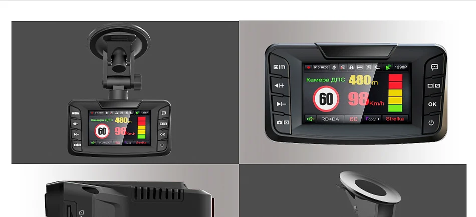 Ruccess CAR DVRs 2.7 DVR 3 in 1 Radar Detector with GPS for Russian Speedcam Anti Radar Full HD 1080P Car Recorder Dash Camera (11)