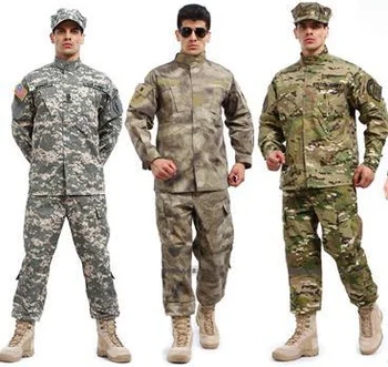 

Outdoor Tactical Hunting Airsoft Combat Gear Training Uniform Sets Suit Shirt Pants A-TACS FG Multicam ACU Army Clothes Clothing