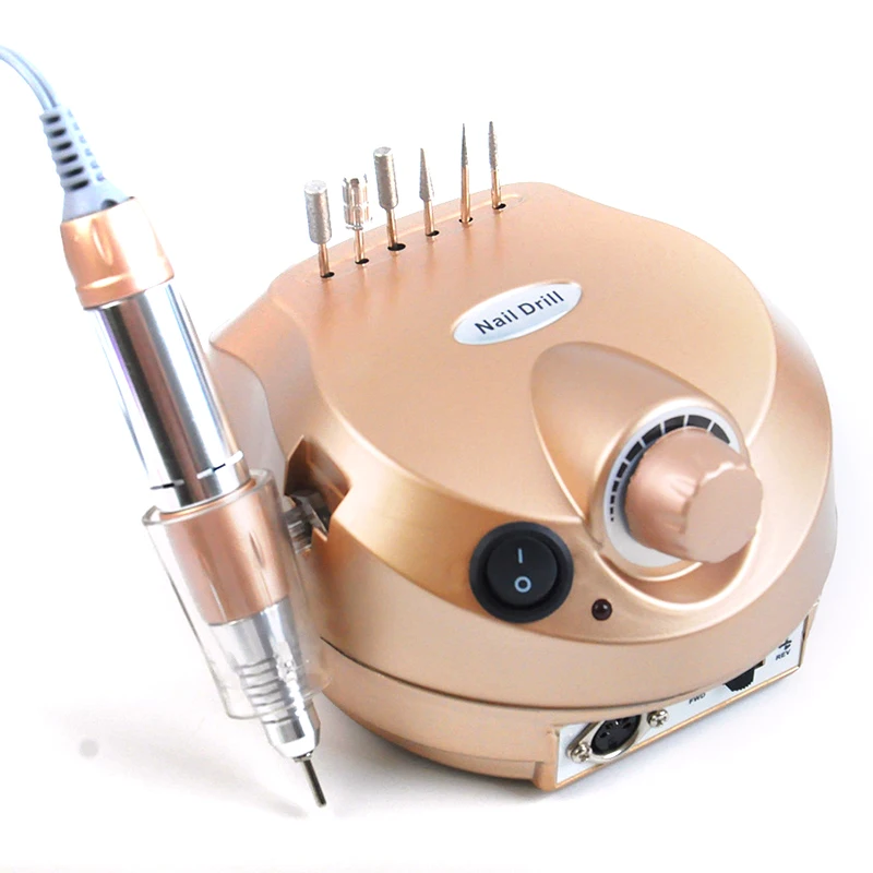 

35000RPM Pro Manicure Nail Art Machine Tool Pedicure Electric Drill File Bits Kit Set Salon Home Nail Drill File Tools Set