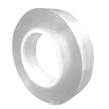 

1.5mm Thickness Double-Sided Nano Adhesive Tape Washable Indoor Outdoor Gel Stickers Transparent Tape