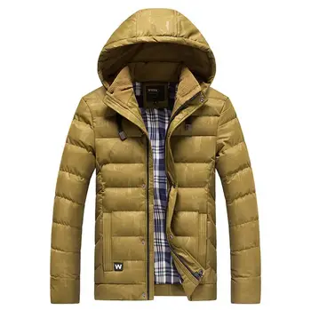 

2019 New Men's Winter Snow Coats Parkas Fashion Casual Waterproof Thick Down Jacket 0607-007