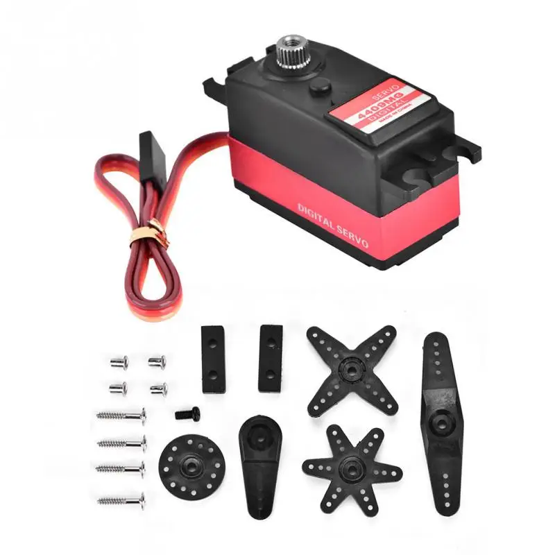 RC Servo Metal Gear Large Torque 180 Degree Digital Servo for RC drifting cars, racing on-road car, fixed-wing airplane