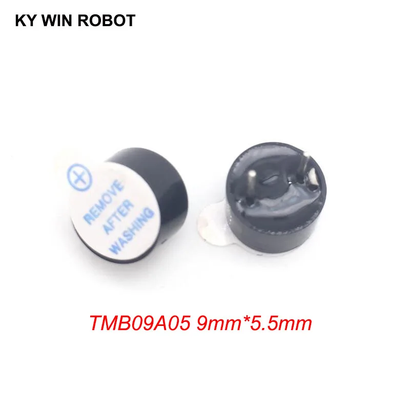 10PCS 5V Active Buzzer Alarm AC 9MM*5.5MM TMB09A05 0905 0955 Pitch 5mm MINI Active Piezo Buzzers Fit For Arduino Diy Electro 10pcs lot 5v active buzzer magnetic piezo element 9 5 5mm for arduino tmb09a05 mini active piezo buzzers for computers printers