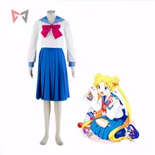 Athemis New Anime Sailor Moon Sailor Tsukino Usagi cosplay costume school uniform Any Size Athemis New Anime Sailor Moon Sailor Tsukino Usagi cosplay costume school uniform Any Size