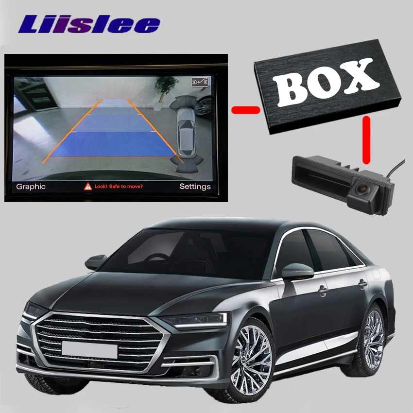 

LiisLee Rear View Backup Camera Interface Kit For Audi A8 D2 4D D3 4E D4 4H D5 Q3 8U Q7 4L 4M A1 RMC NavPlus MMI system
