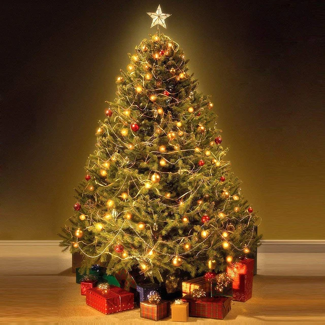 Waterproof Fairy Light CR2032 3AA Battery Powered LED String Light Christmas Light Silver Wire For Wedding Xmas Garland Party