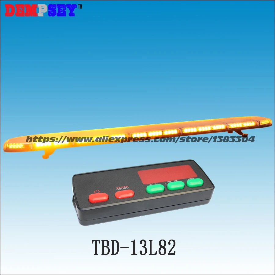 Best TBD-13L83 High quality super bright 1.8M LED Blue lightbar,Car Roof Flash Strobe lightbar,Police/Ambulance/emergency lightbar 4