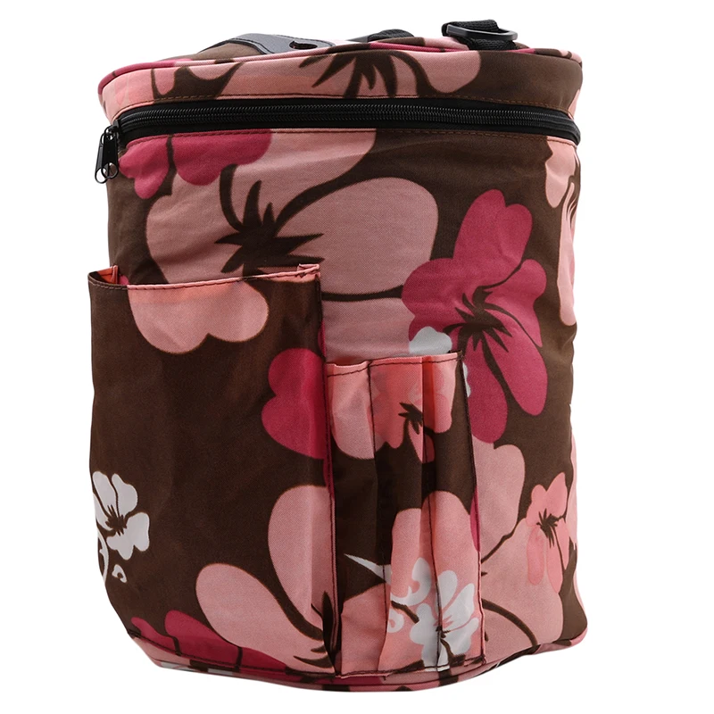 

DIY Women Sewing Kit Bag Large Capacity Buckle Yarn Storage Knitting Yarn Bag Household Crochet Hooks Thread Yarn Storage Bag